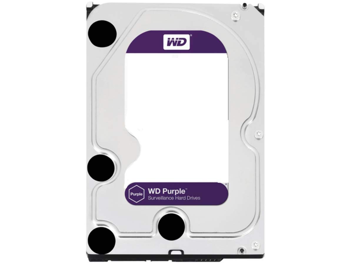 Disco Rígido Wd Purple 4Tb - Wd40Purz Intelbras, HD interno, Roxo